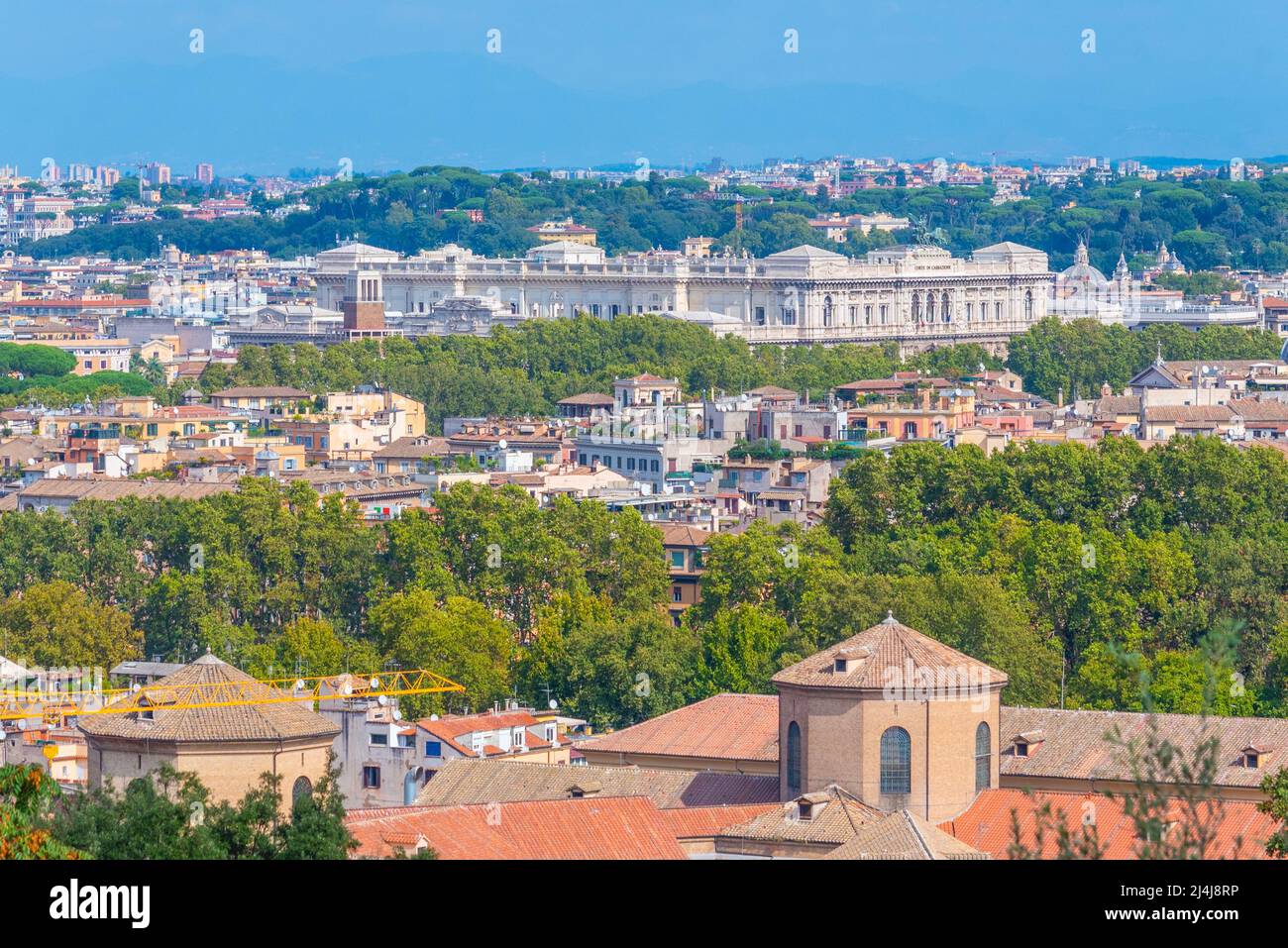 Aerial view of Villa Medici in Italian capital Rome Stock Photo - Alamy