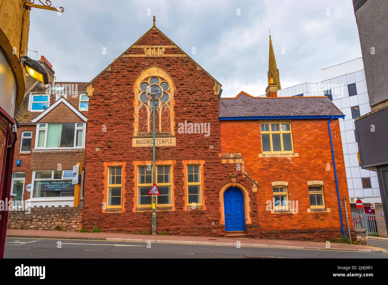 Masonic Temple, Tor Hill Road, Torquay, Devon UK. Old and impressive
