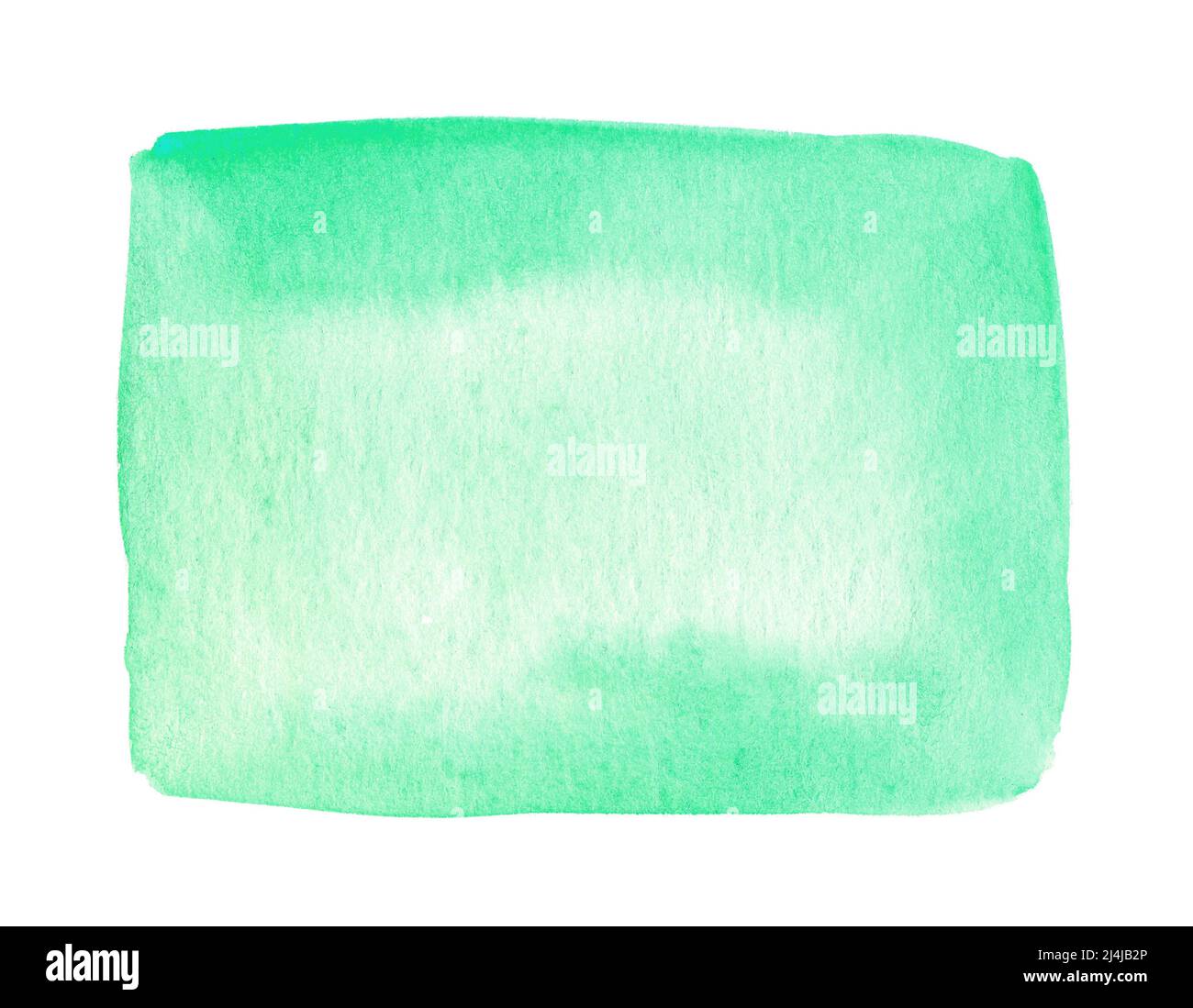 Mint green abstract watercolor spot Stock Photo - Alamy