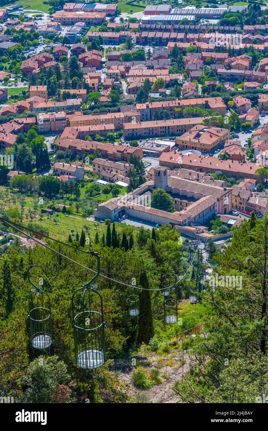 Funivia Colle Eletto in Gubbio, Italy Stock Photo - Alamy