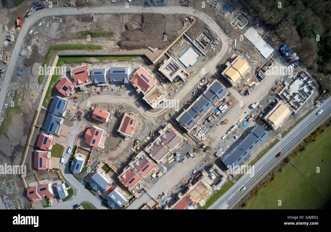 New housing development building houses for increased demand in rural ...