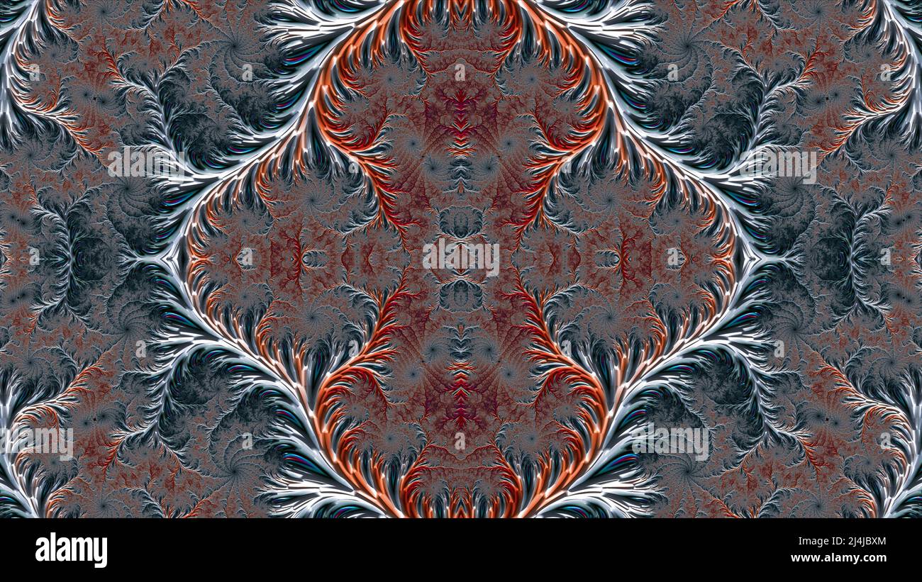 Abstract Computer generated Fractal design. A fractal is a never-ending ...