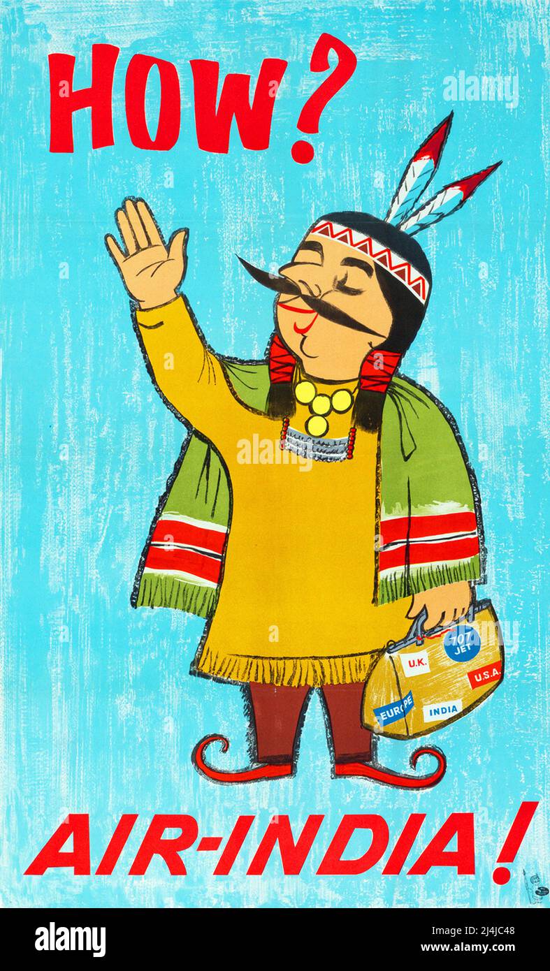 Air india poster hi-res stock photography and images - Alamy