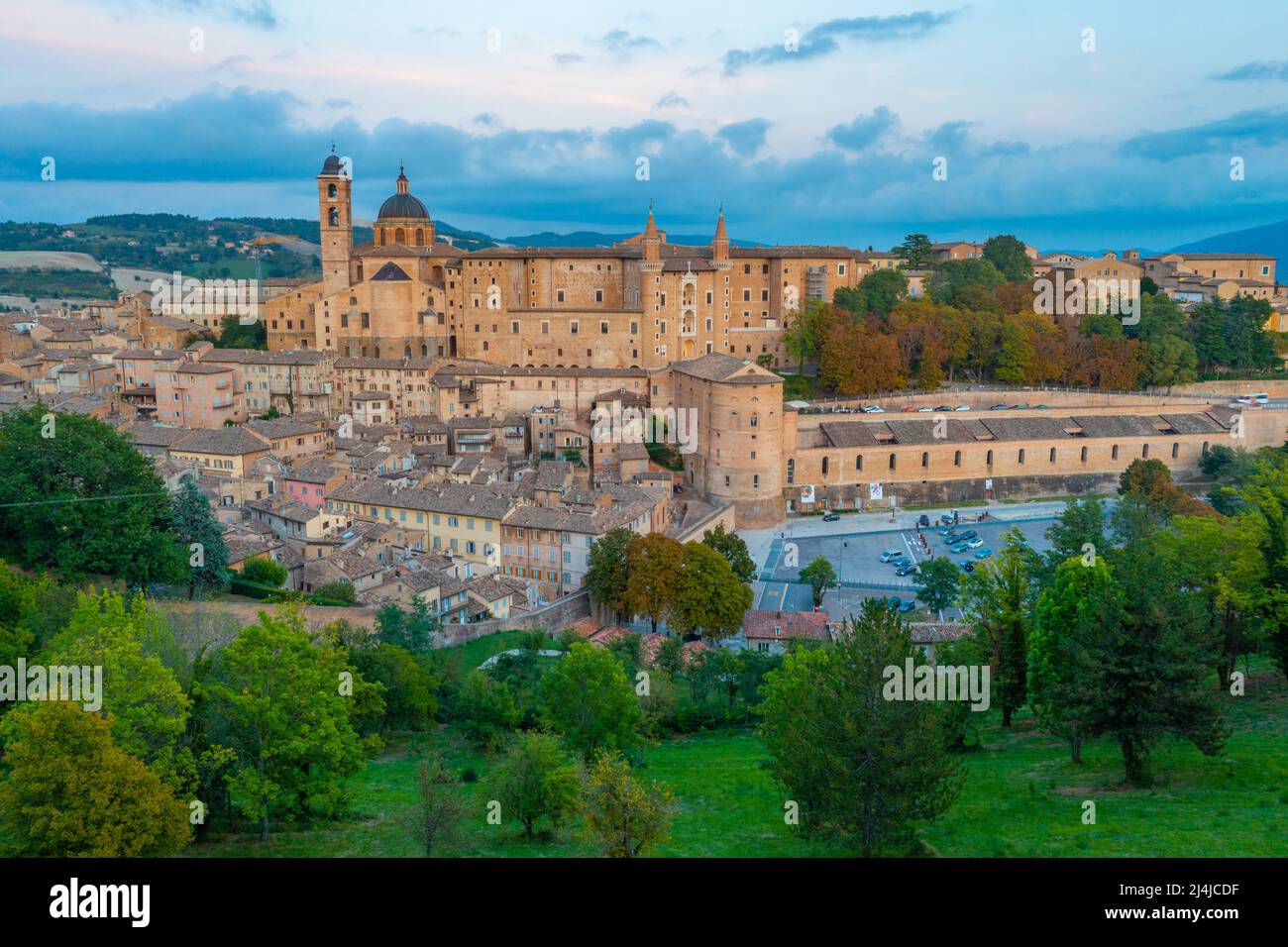 Panorama in urbino sunset hi-res stock photography and images - Alamy