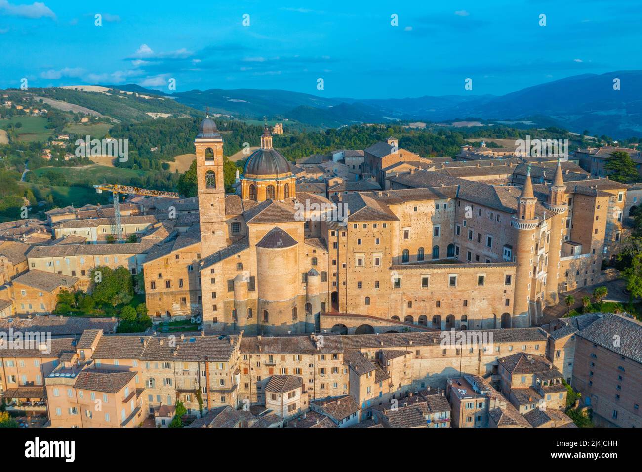 Panorama in urbino sunset hi-res stock photography and images - Alamy