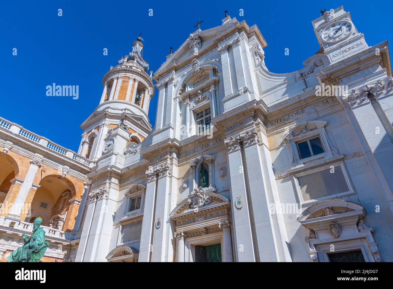 Sanctuary of the Holy House of Loreto in Italy. Stock Photo