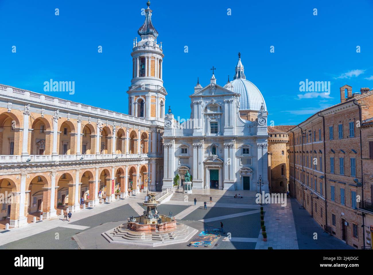 Piazza della Madonna and the Sanctuary of the Holy House of Loreto in