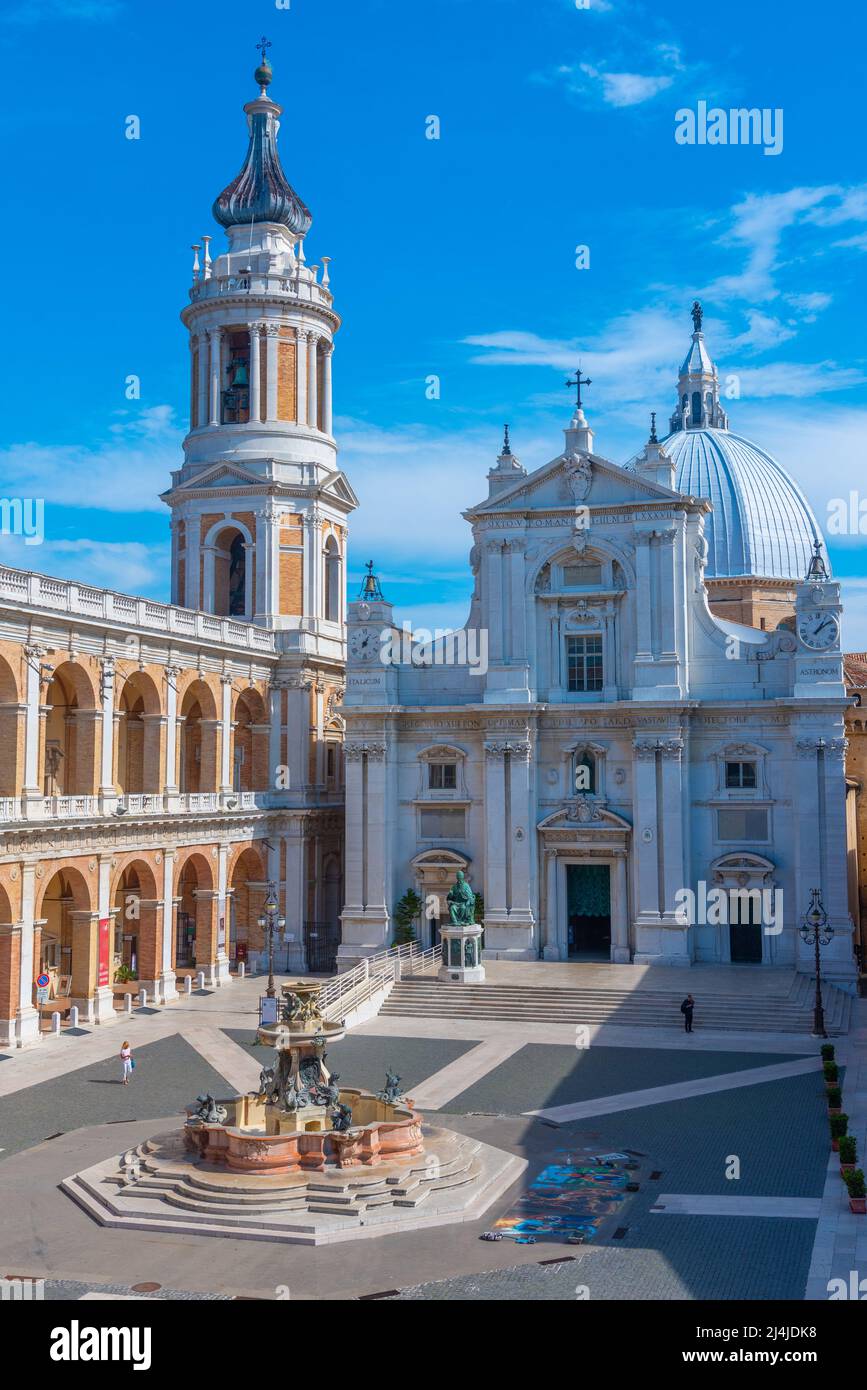 Piazza della Madonna and the Sanctuary of the Holy House of Loreto in