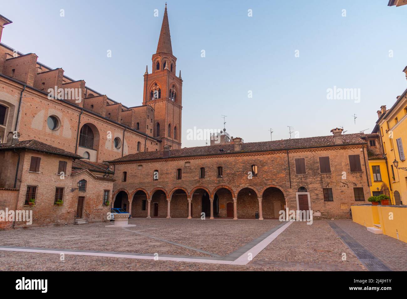 Basilica di Sant'Andrea in Mantua, Italy. Stock Photo