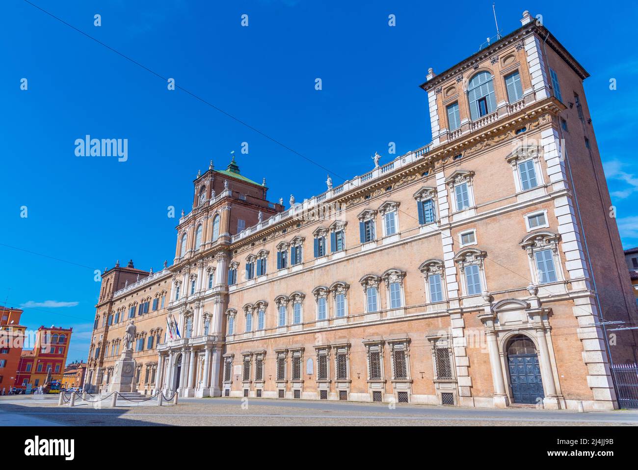 Palazzo Ducale in Italian town Modena. Stock Photo