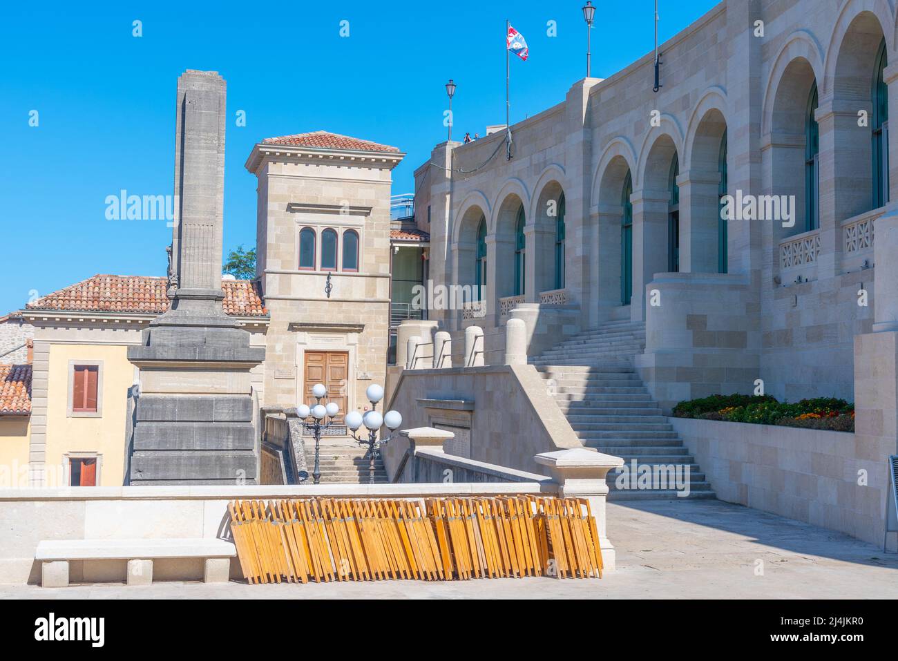 Modern art gallery in San Marino Stock Photo - Alamy