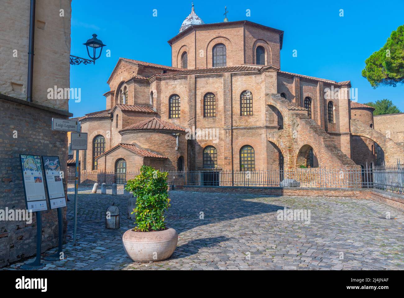 Basilica di San Vitale in Ravenna, Italy. Stock Photo