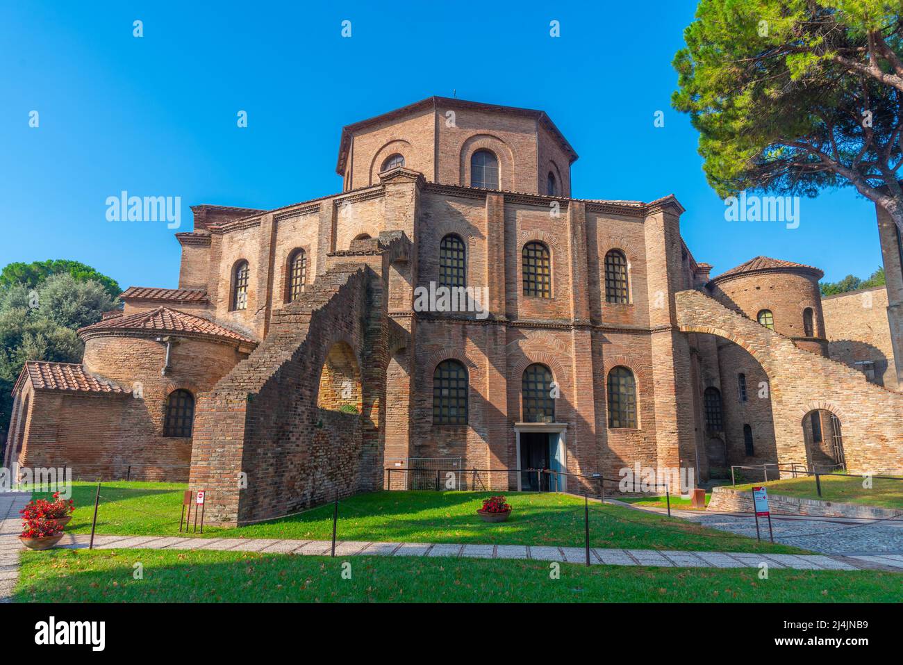 Basilica di San Vitale in Ravenna, Italy. Stock Photo