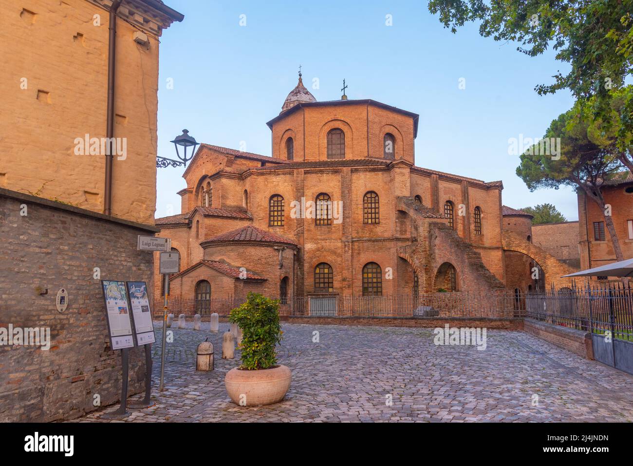 Basilica di San Vitale in Ravenna, Italy. Stock Photo