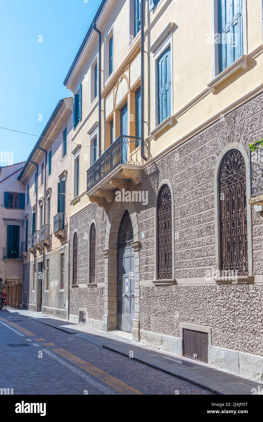 Historical houses in the old town of Padua in Italy Stock Photo Alamy