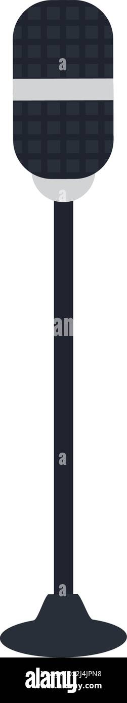 microphone on stand Stock Vector Image & Art - Alamy