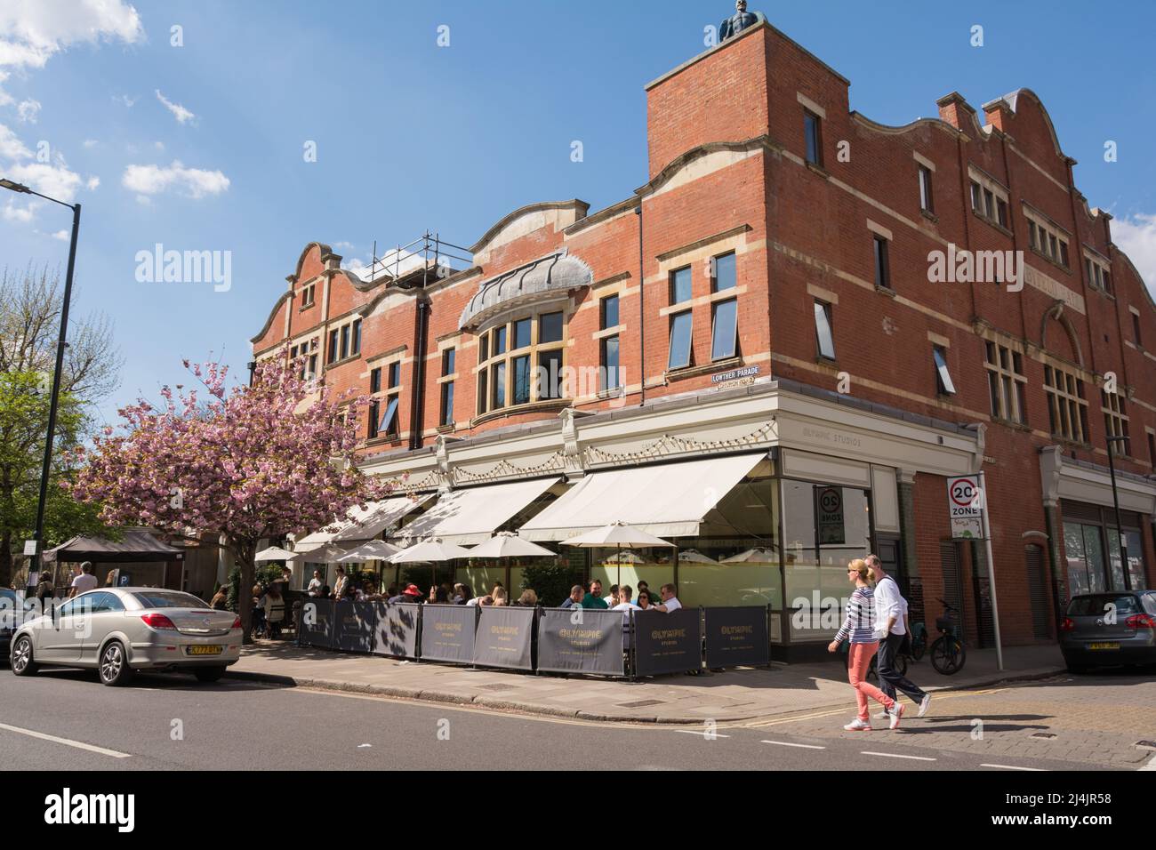 The exterior of the Olympic Studios, Church Road, Barnes, London, SW13, UK Stock Photo