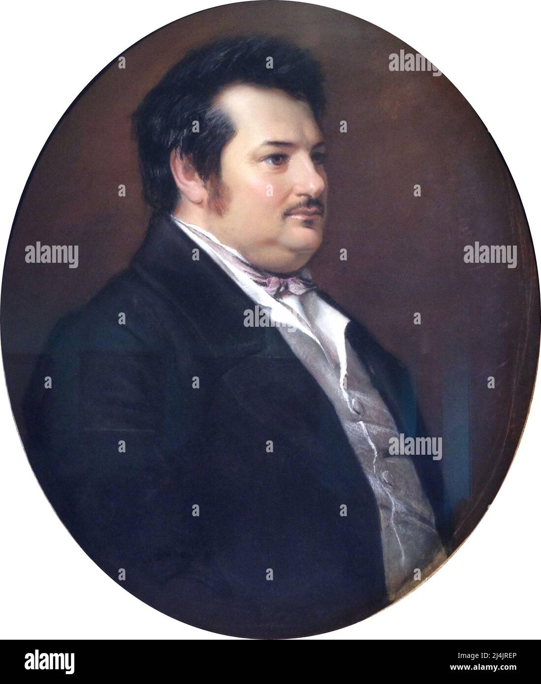 A portrait of the famous french author Honoré de Balzac Stock Photo