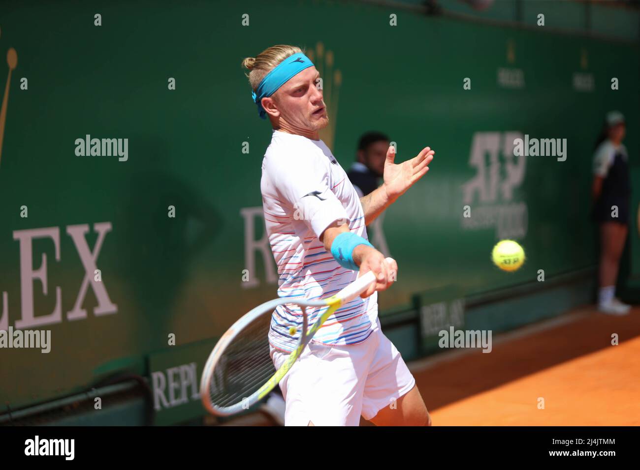 Alejandro Davidovich Fokina of Spain during the Rolex Monte-Carlo Masters  2022, ATP Masters 1000 tennis