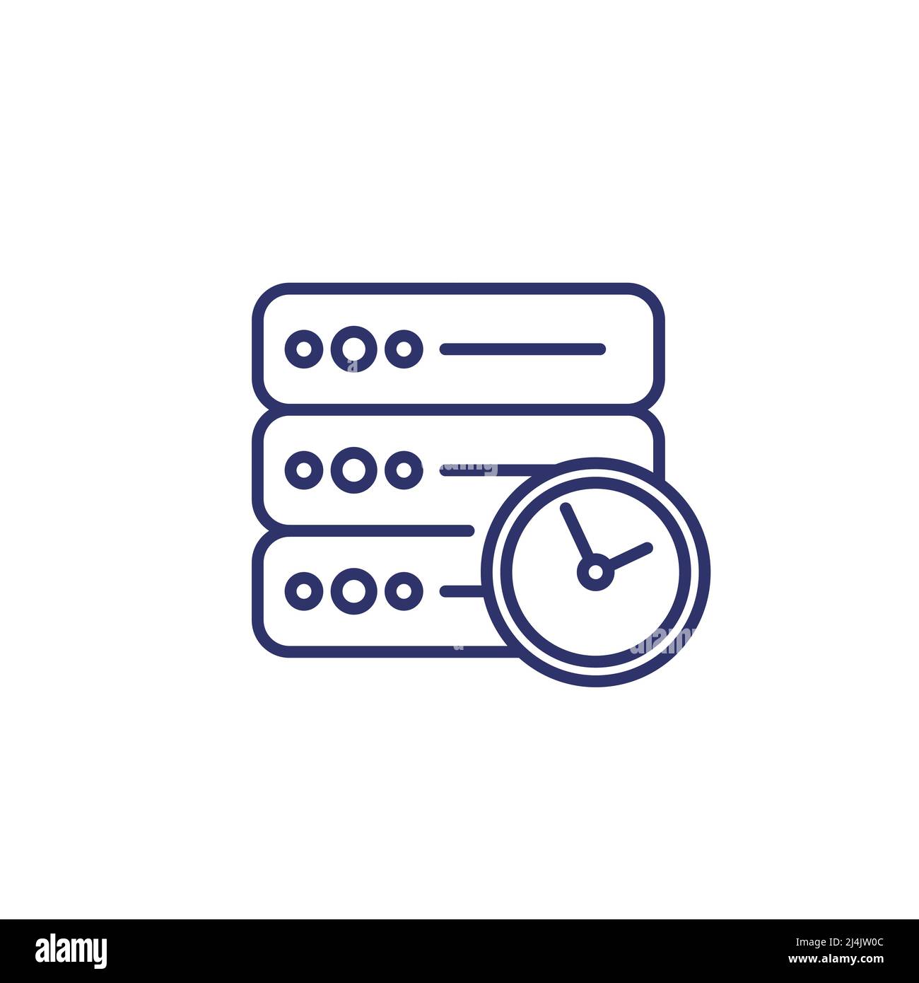 Server maintenance database line Stock Vector Images - Alamy