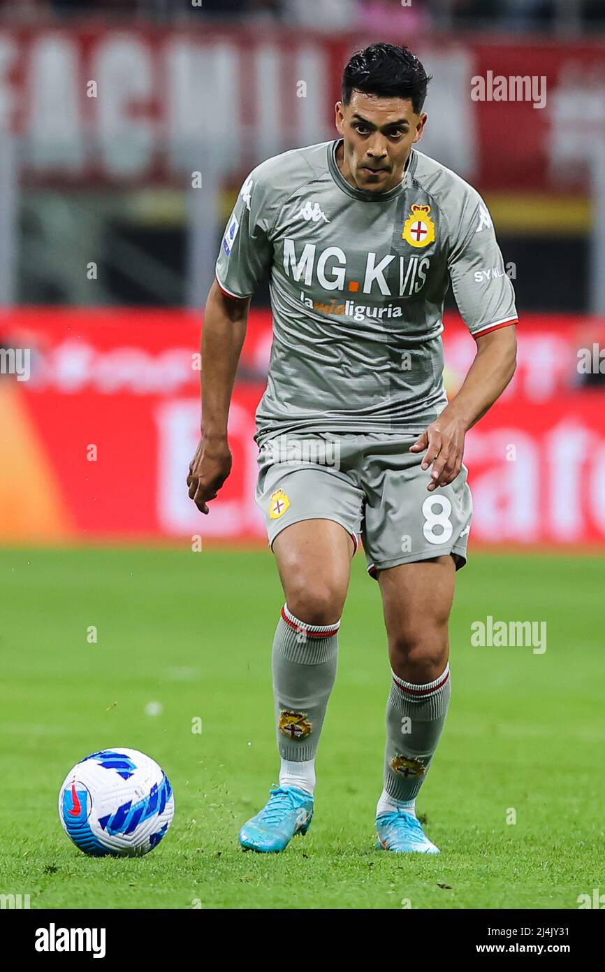 Nadiem Amiri of Genoa CFC during the Serie A match between SSC