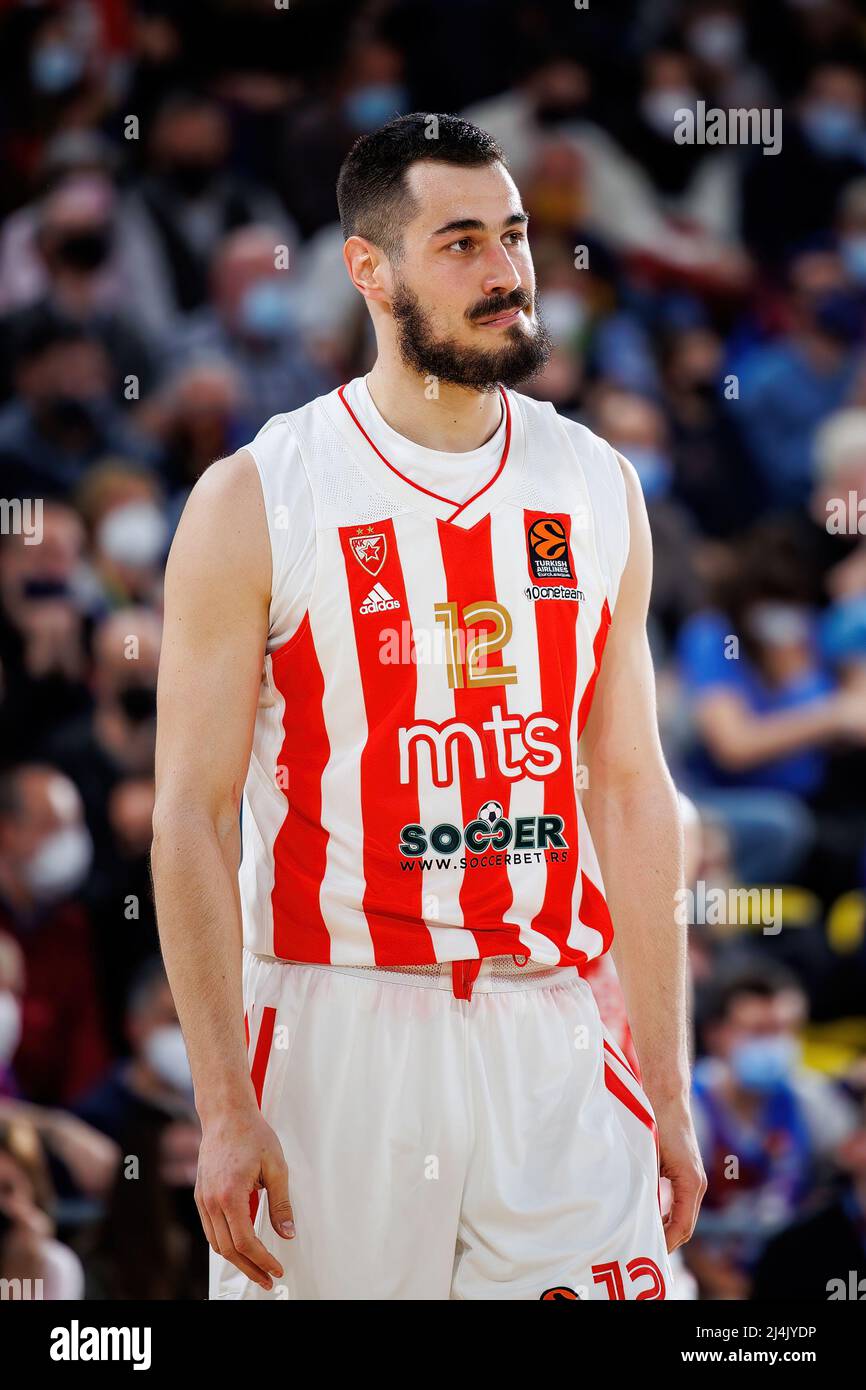 BARCELONA - MAR 18: Nikola Kalinic in action during the Turkish Airlines  Euroleague match between FC Barcelona and Crvena Zvezda at the Palau  Blaugran Stock Photo - Alamy
