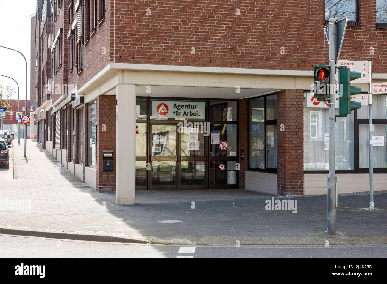 Employment agency in Viersen Stock Photo
