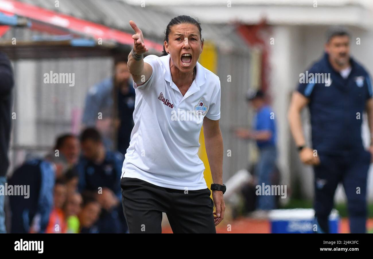 Manuela Tesse coach of Pomigliano Calcio Femminile Stock Photo