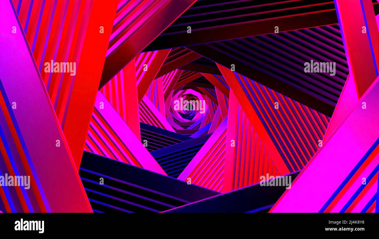 Beautiful rainbow psychedelic spiral fractal hi-res stock photography ...