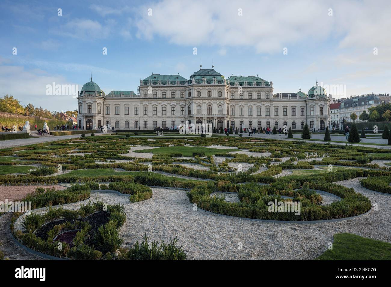 Belvedere Palace - Vienna, Austria Stock Photo