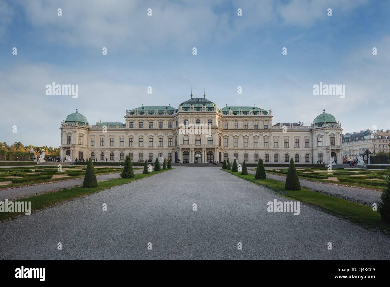 Belvedere Palace - Vienna, Austria Stock Photo