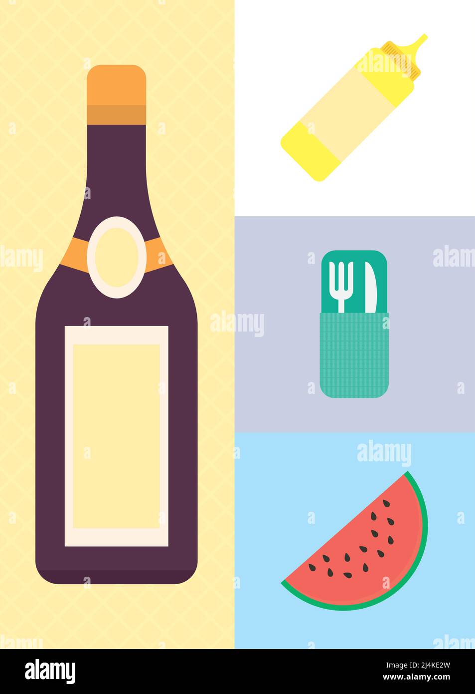 picnic icon set Stock Vector Image & Art - Alamy