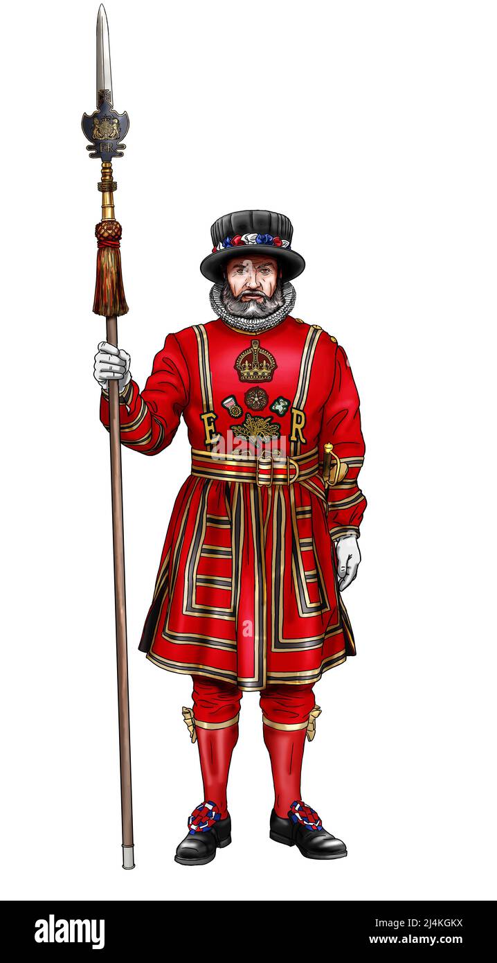 Beefeater dress Cut Out Stock Images & Pictures Alamy