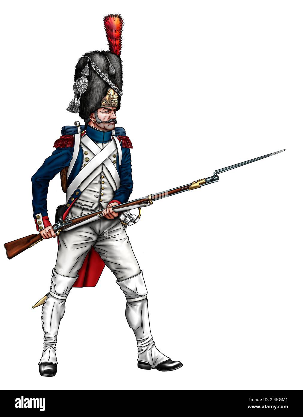 The Imperial Guard was regiments of elite soldiers of the
