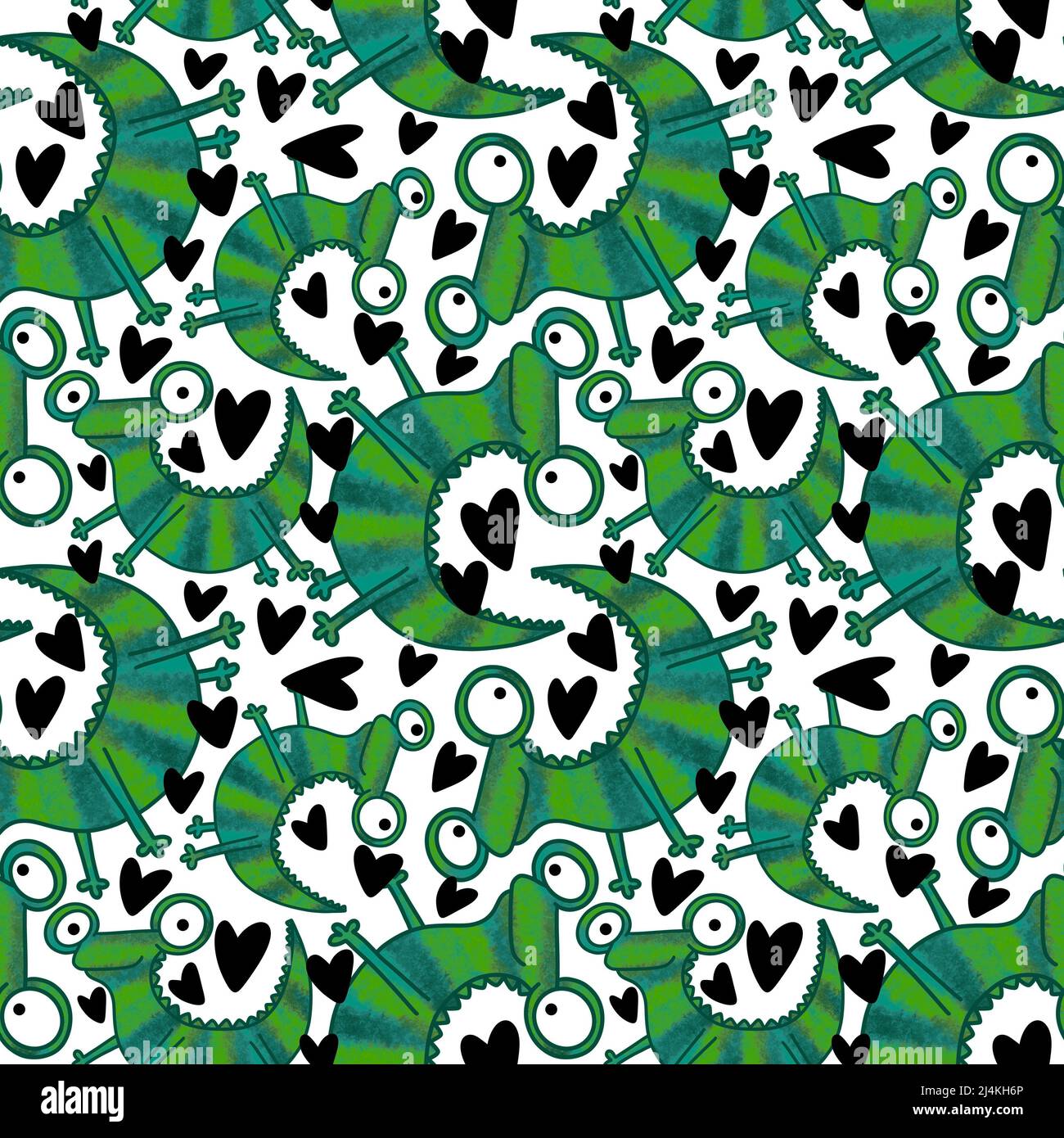 Animals seamless lizard pattern for fabrics and textiles and packaging ...