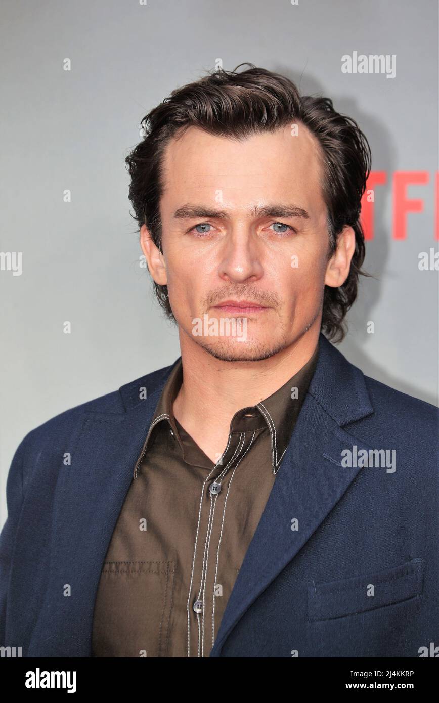 London, UK 14th April 2022, Rupert Friend attends the  World Premiere of Anatomy of a Scandal. Stock Photo