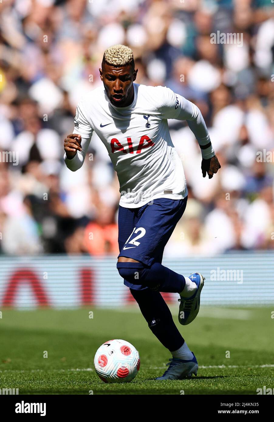 Emerson Royal of Tottenham Hotspur during the Premier League match