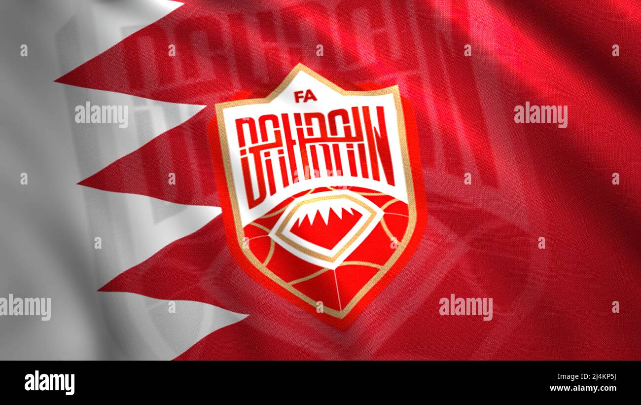 A red flag with white triangles at the ends.Motion. The logo of the