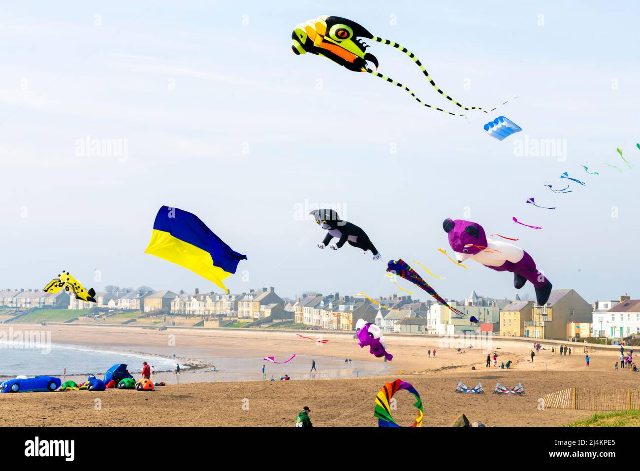 Newbiggin kite festival 2022 Stock Photo Alamy