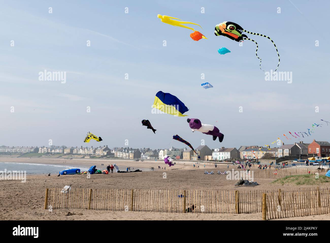 Newbiggin kite festival 2022 Stock Photo Alamy