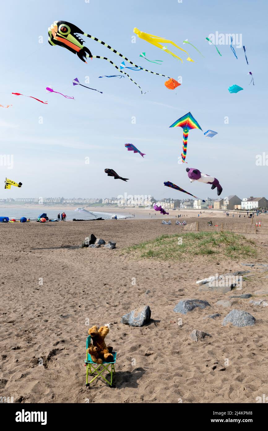 Newbiggin kite festival 2022 Stock Photo Alamy