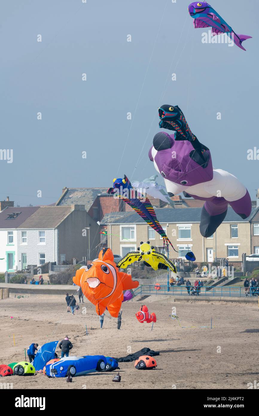 Newbiggin kite festival 2022 Stock Photo Alamy
