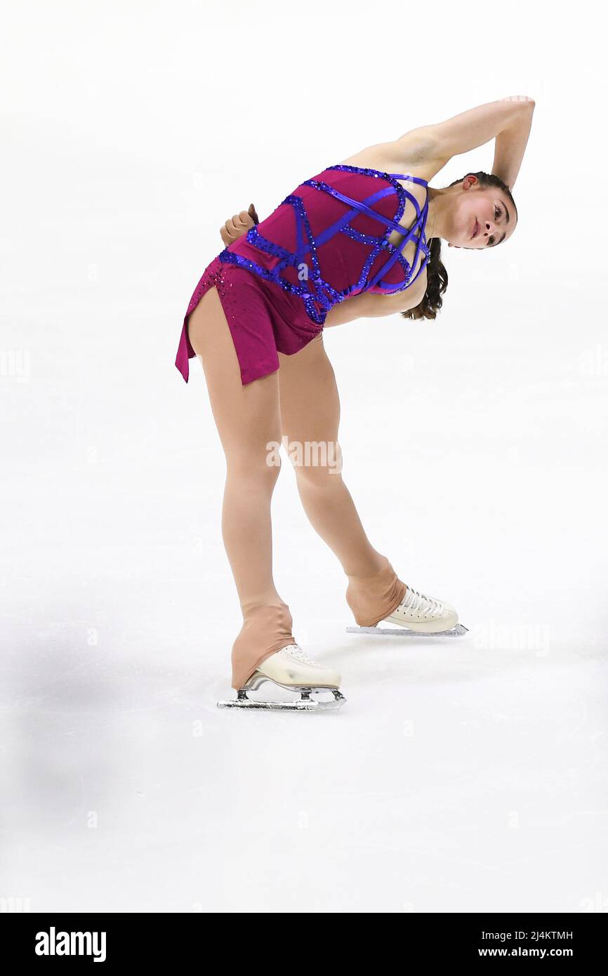 Tallinn, Estonia. 16th Apr 2022. Anna PEZZETTA (ITA), during Women