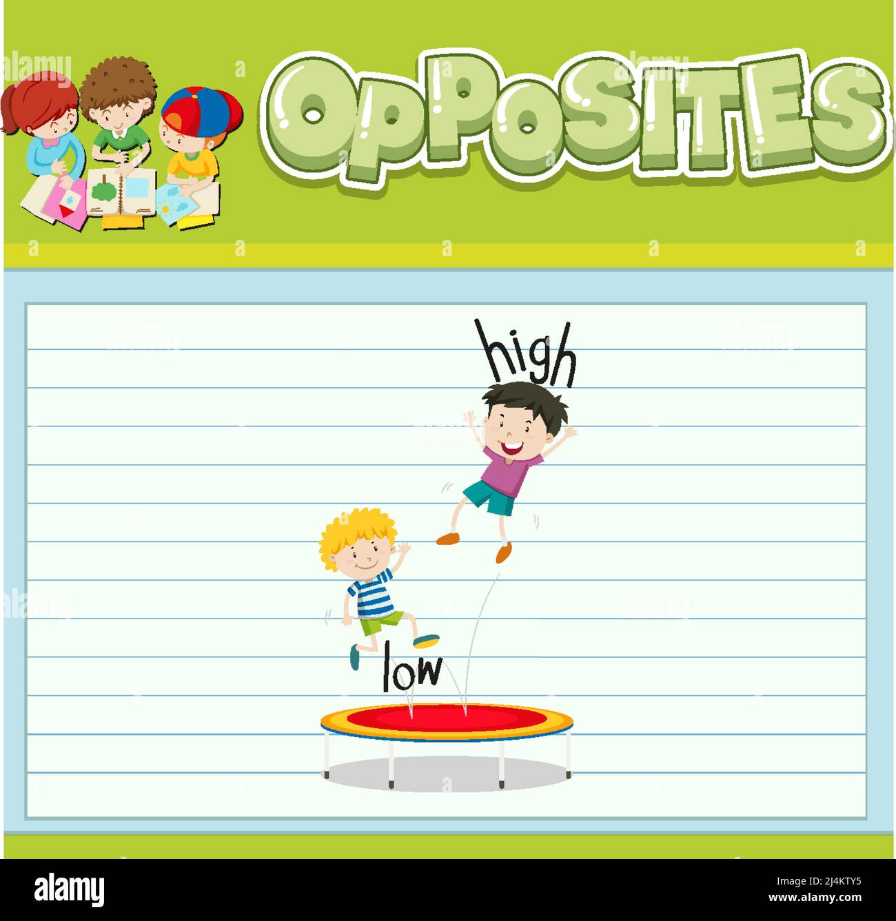 opposite-words-with-pictures-for-kids-illustration-stock-vector-image