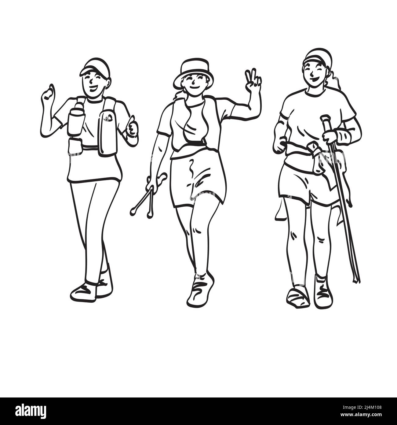 Chinese runners Stock Vector Images Alamy