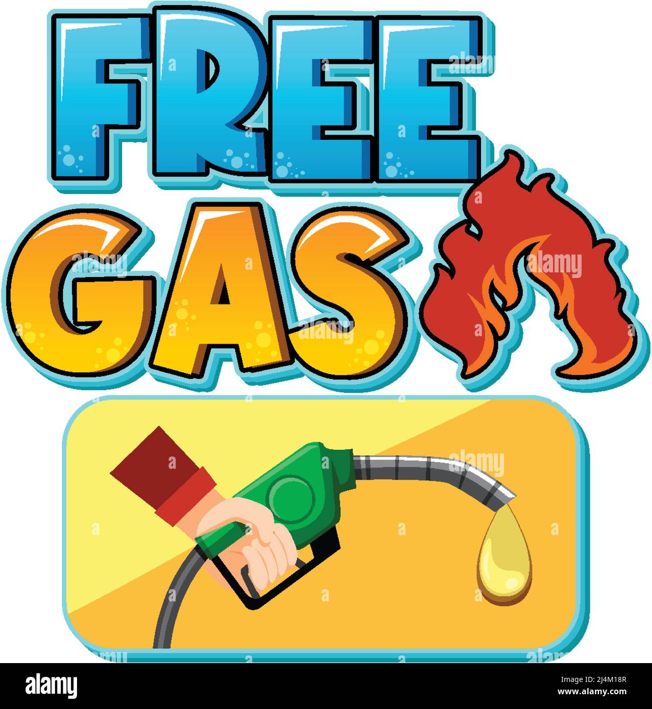 Free gas cartoon word logo design illustration Stock Vector Image & Art