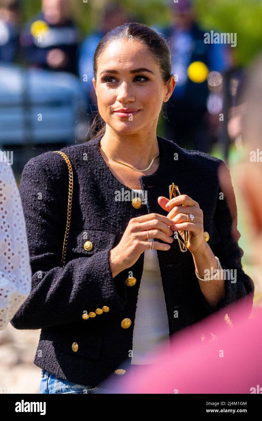 Meghan Markle, Duchess of Sussex at Jaguar Land Rover Driving Challenge