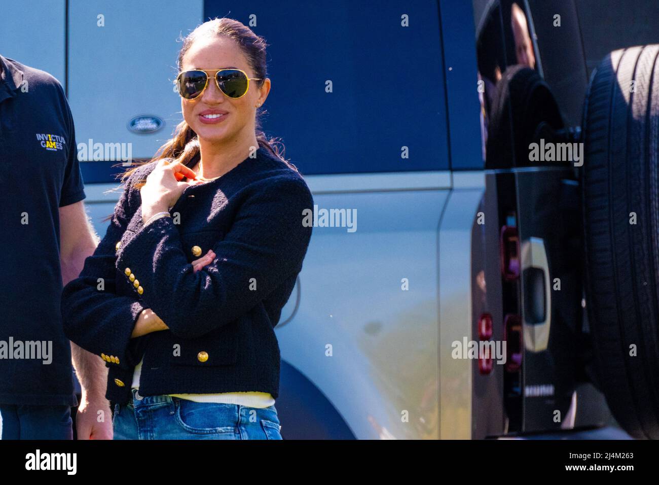 Meghan Markle, Duchess of Sussex at Jaguar Land Rover Driving Challenge