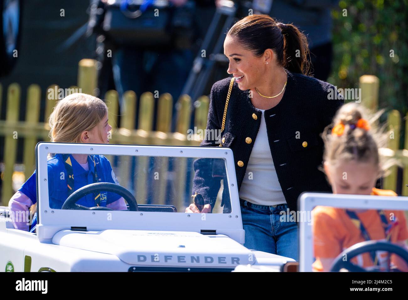 Meghan Markle, Duchess of Sussex at Jaguar Land Rover Driving Challenge