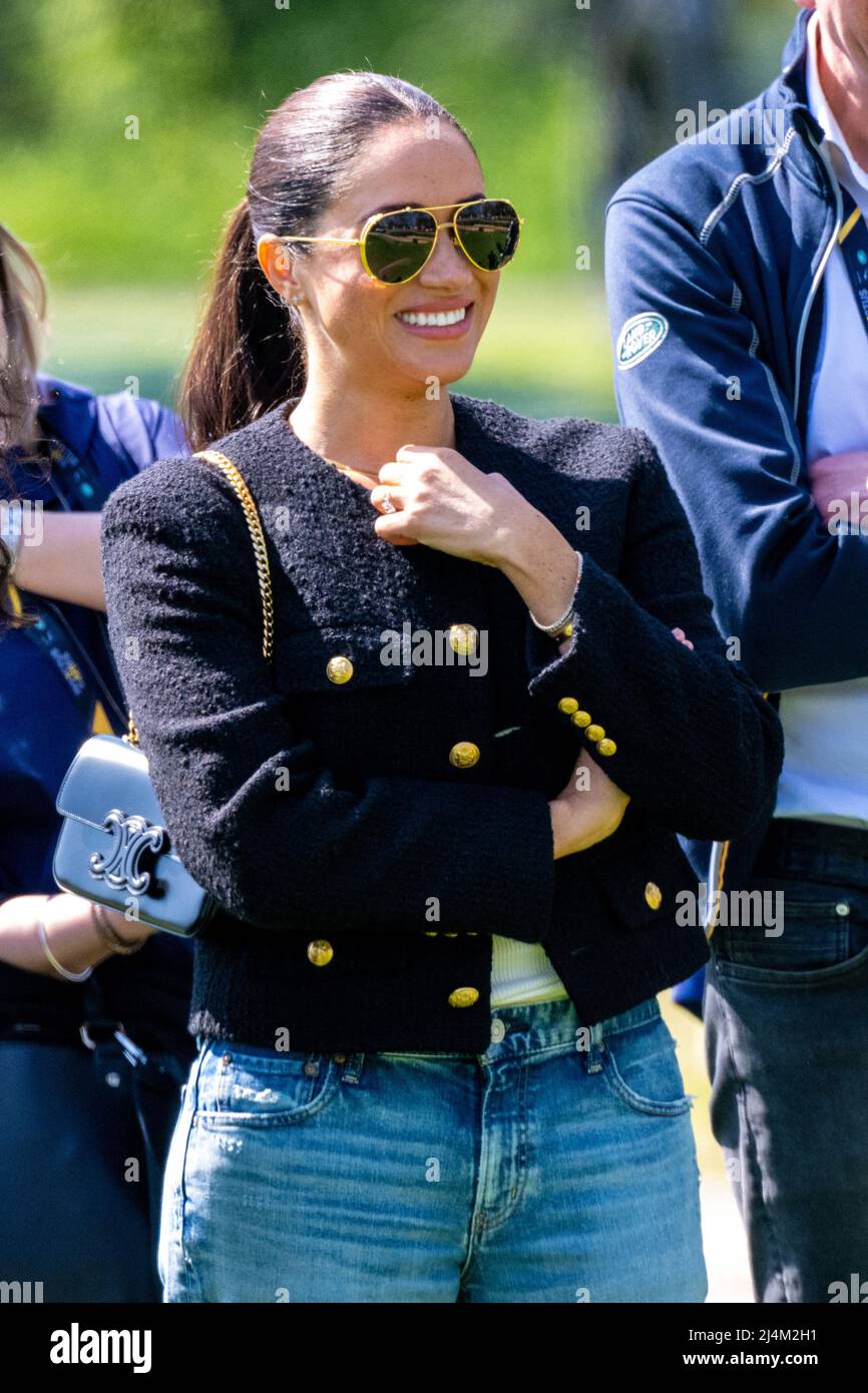 Meghan Markle, Duchess of Sussex at Jaguar Land Rover Driving Challenge